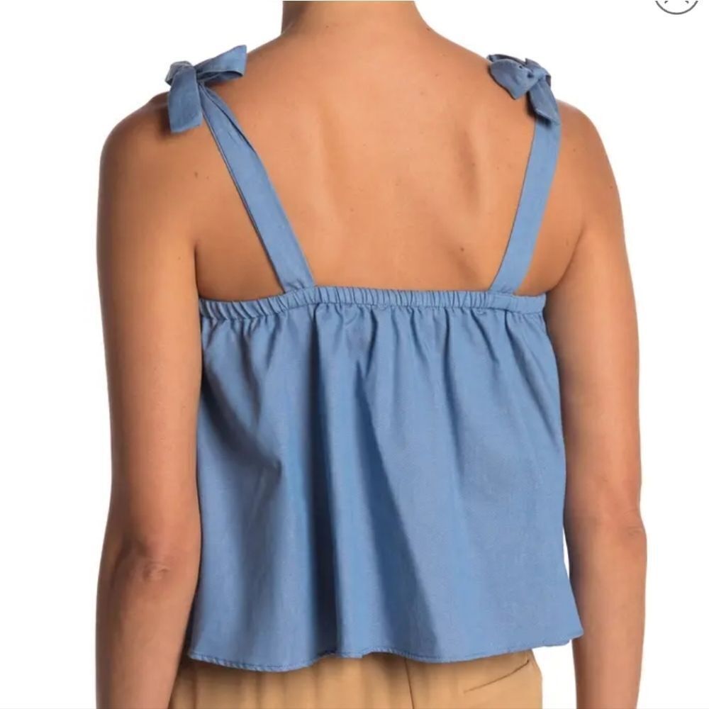 BCBGENERATION Chambray Tank Top - Picture 2 of 6